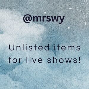 Unlisted Items for Live Shows